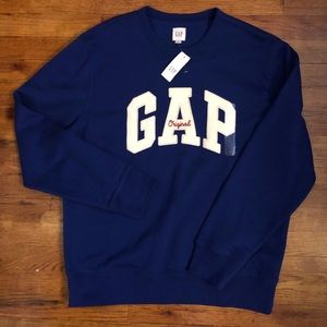 New! Gap Logo Crew Neck Pull Over